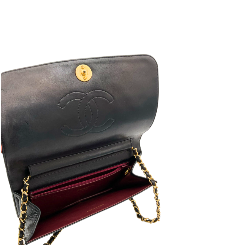Chanel Vintage Timeless Classic Flap Bag, Klein