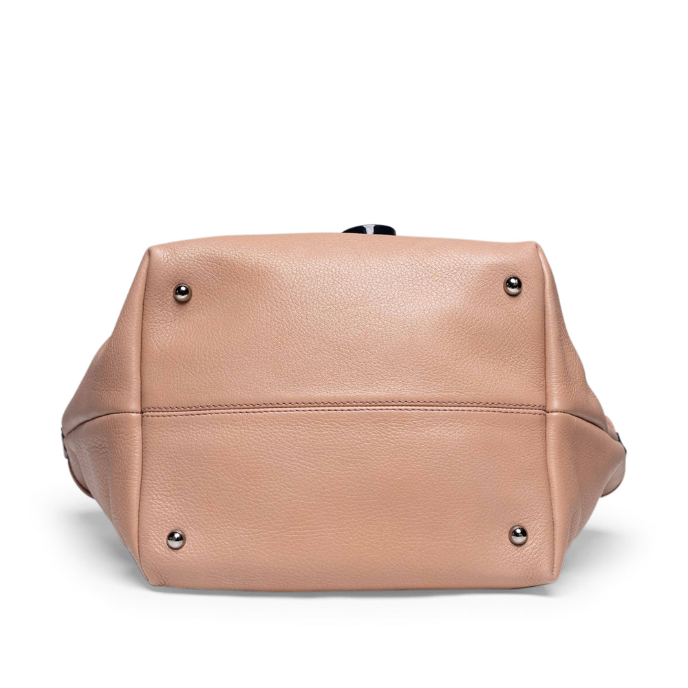 Bolso tote Loewe Calle Lock, rosa