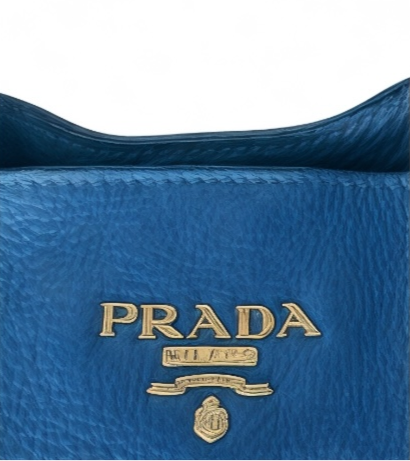 Authentic, Pre-owned Prada Vitello Daino Cobalt Tote Bag