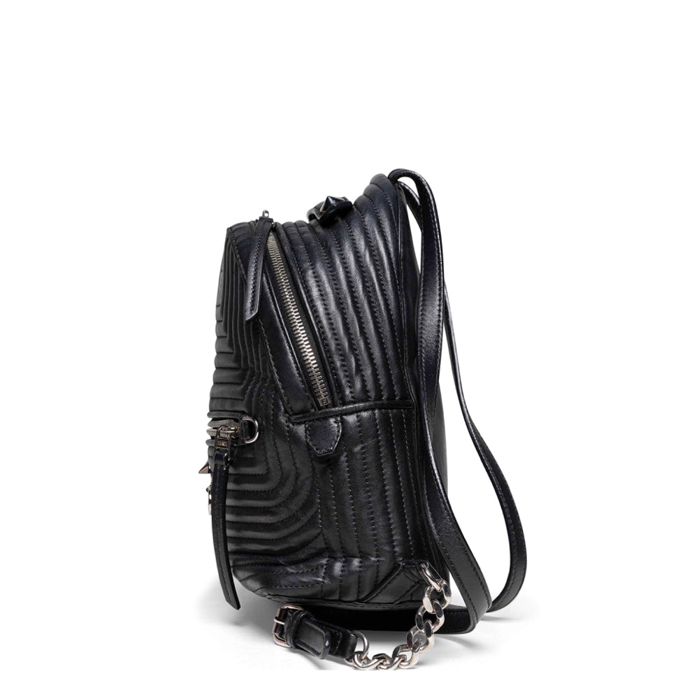 Mochila de piel Fendi By The Way, color negro