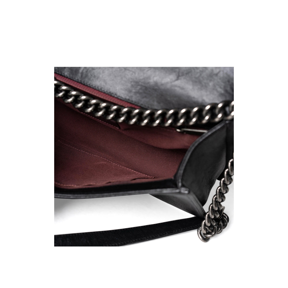 Chanel Medium Boy Bag mit Ösen, Schwarz