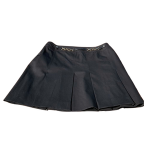 Gucci Pleated Mini Skirt, Black Size  42
