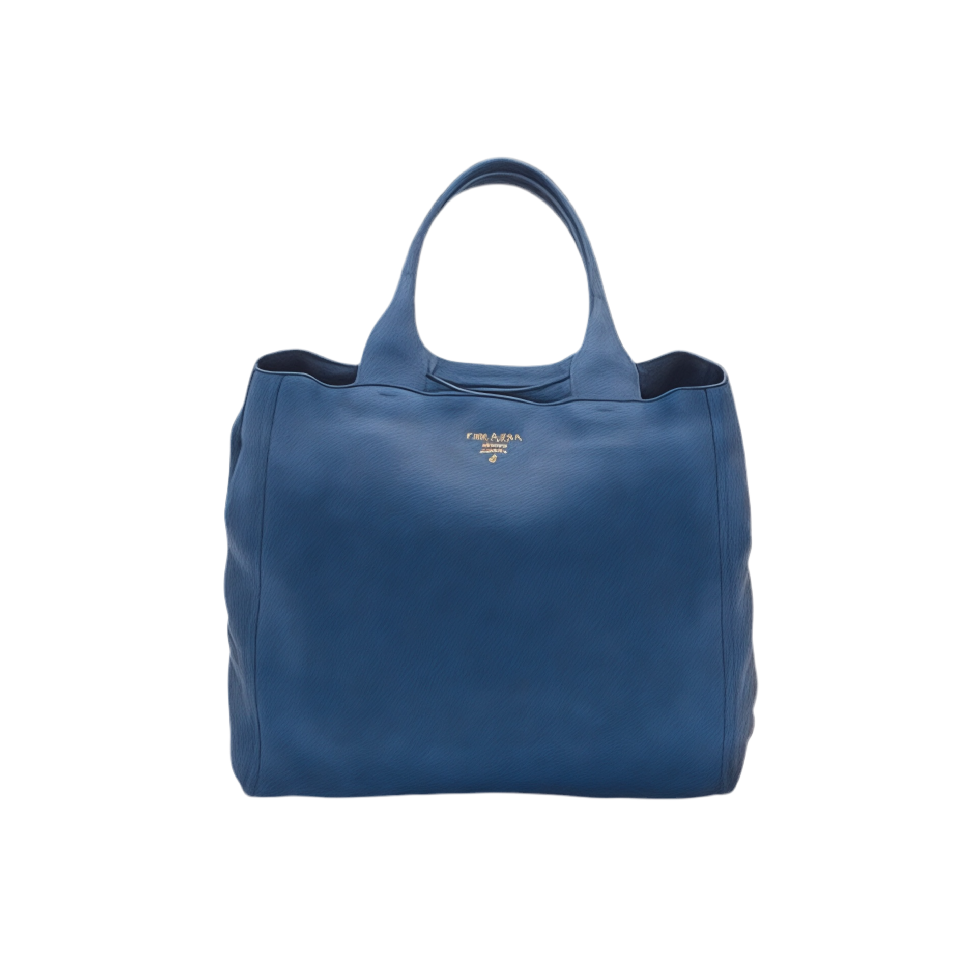 Authentic, Pre-owned Prada Vitello Daino Cobalt Tote Bag