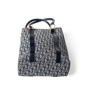 Christian Dior Trotter Tote Bag, Navy