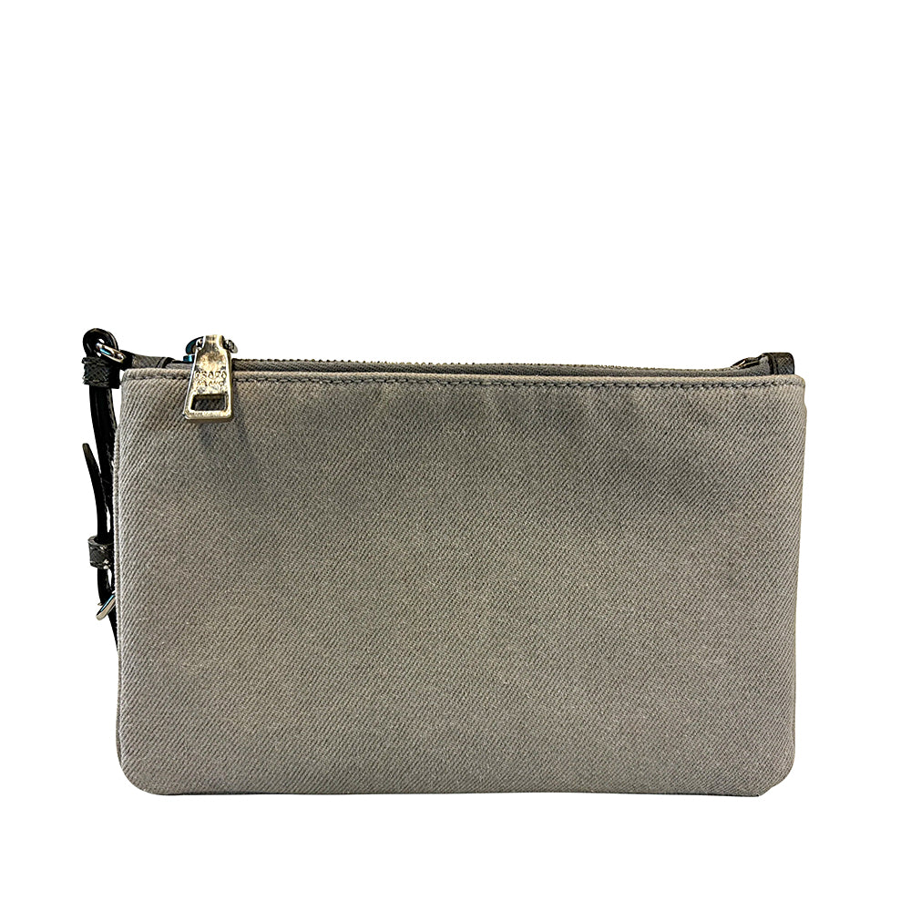 Bolso de mano/de mano de mezclilla Prada