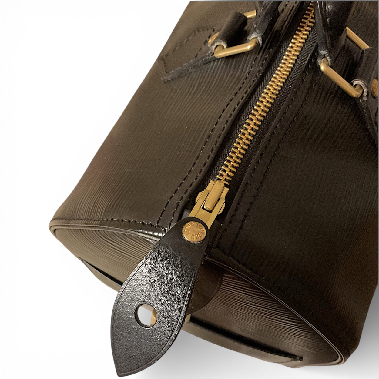 Authentic, Pre-owned Louis Vuitton Epi Speedy 30, Black