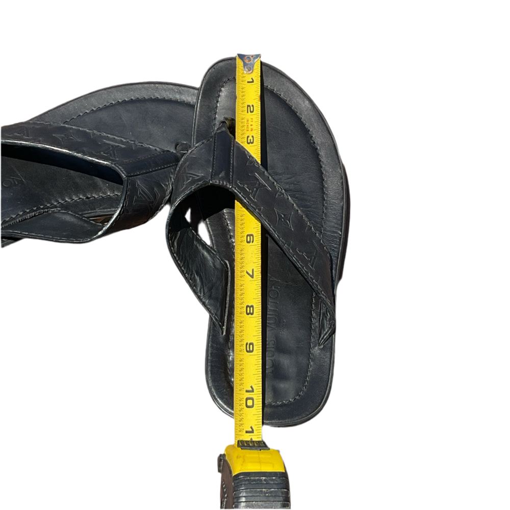Sandalias de piel con monograma de Louis Vuitton para hombre