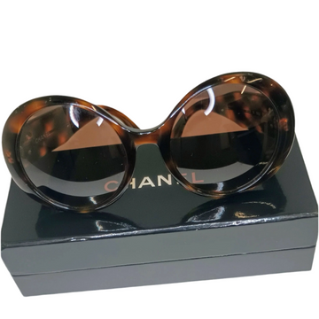 Chanel Vintagel Gold Schildpatt Sonnenbrille #0014 80