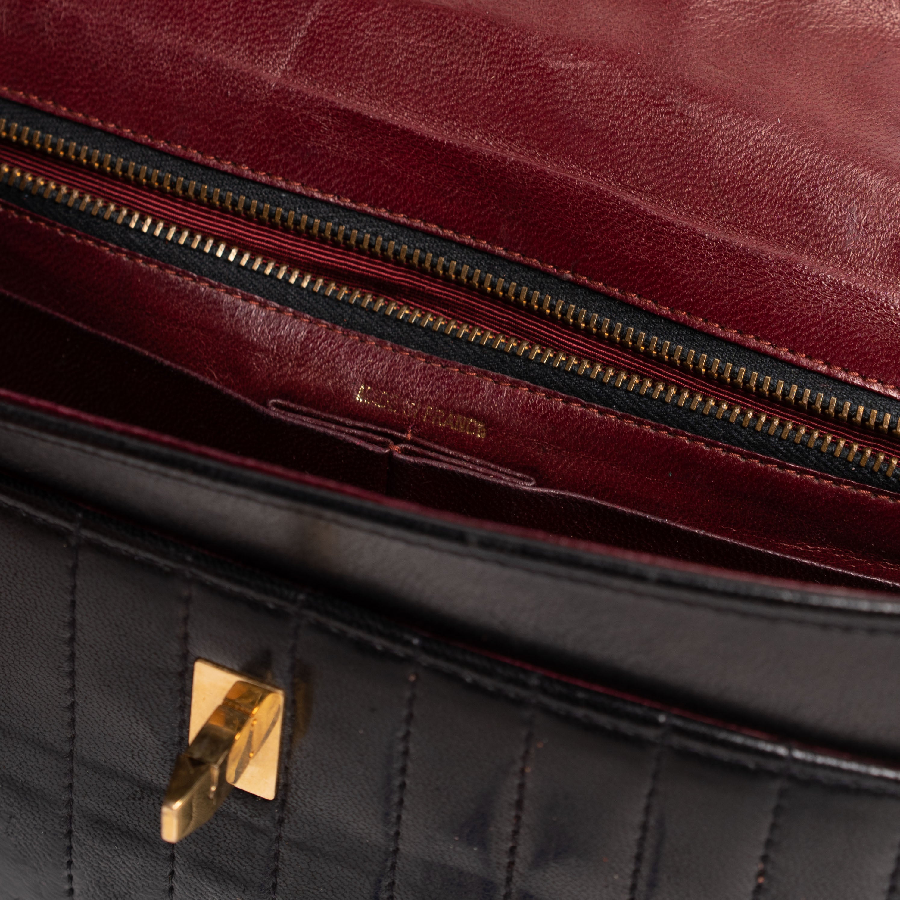 Chanel 2.55 Vintage, vertikale, gesteppte Lammleder-Flap-Tasche