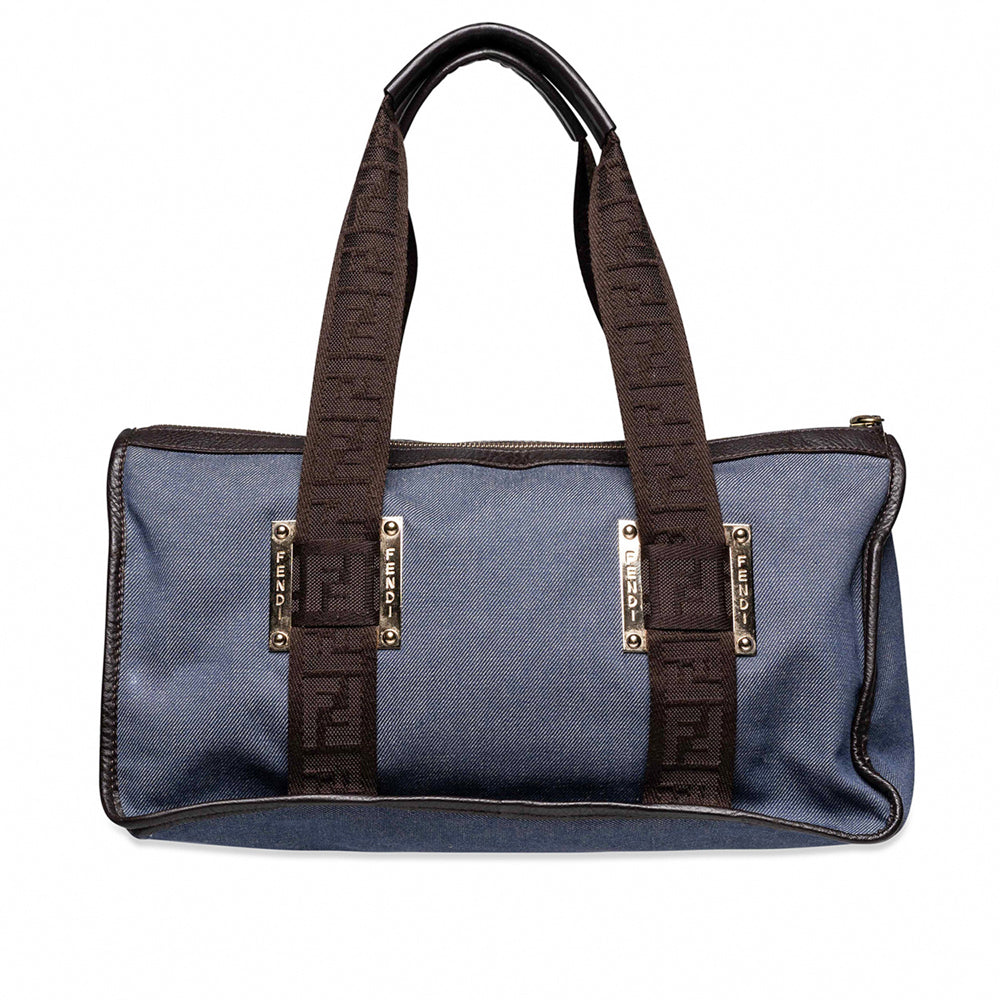 Bolso tote Fendi Denim con cremallera
