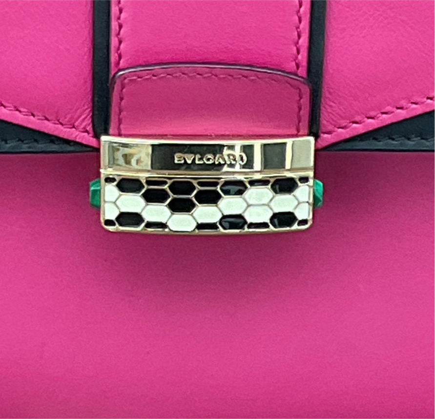 Bolso Bvlgari Viper Serpenti Mini. Magenta