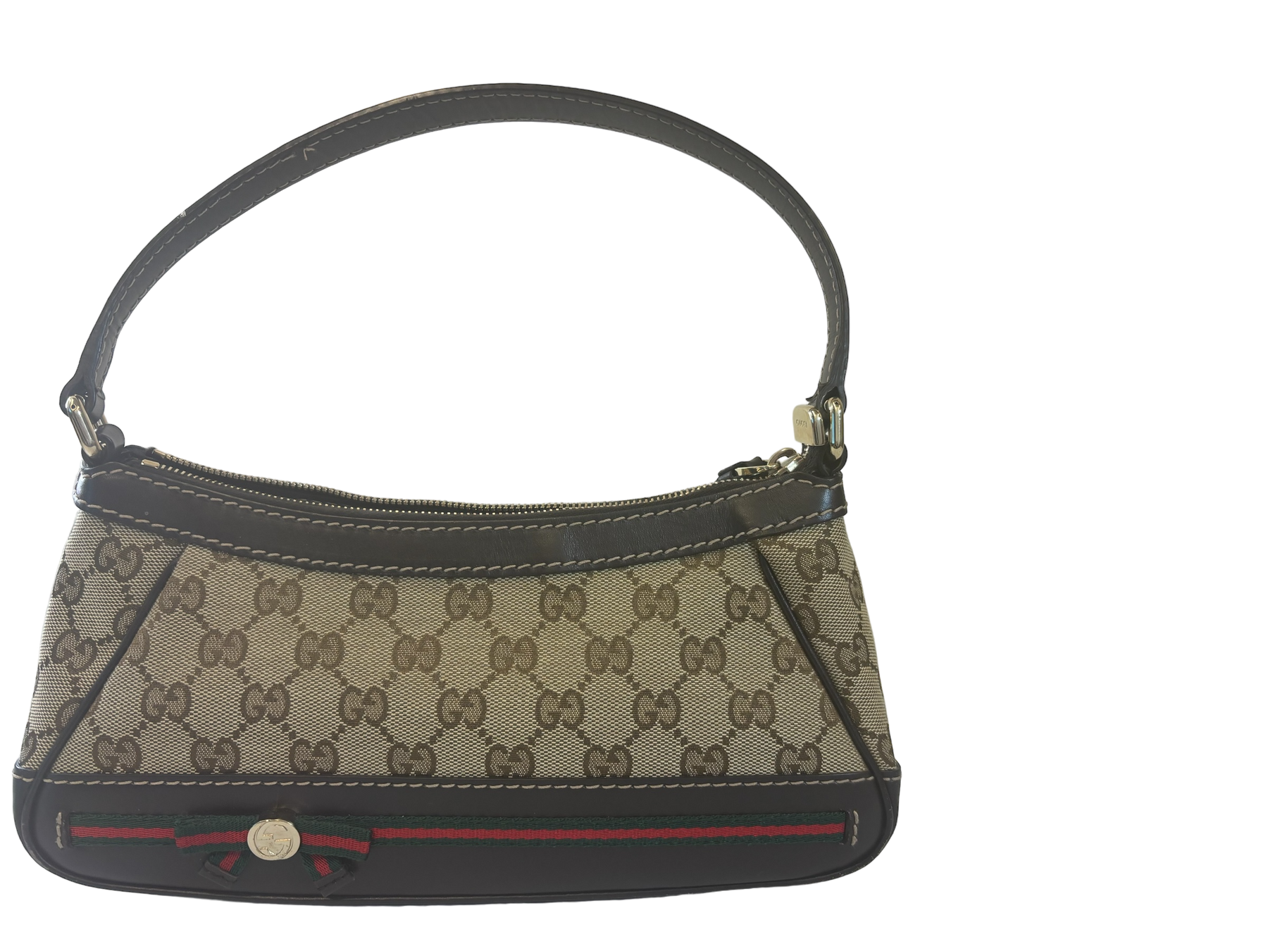 Gucci Web Princy Canvas Pochette