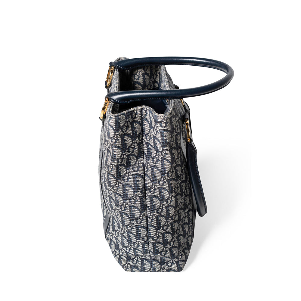Christian Dior Trotter Tragetasche, Marineblau