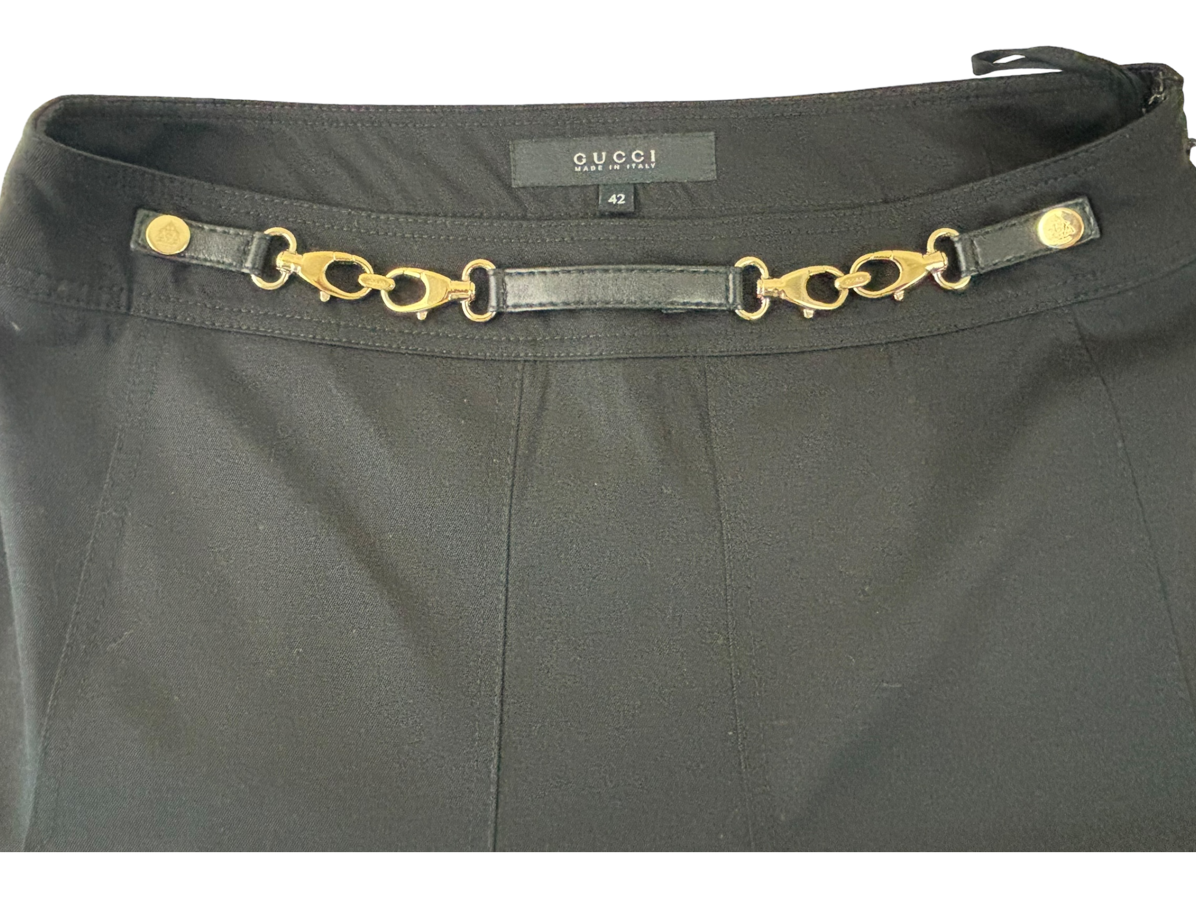 Gucci Pleated Mini Skirt Size  42