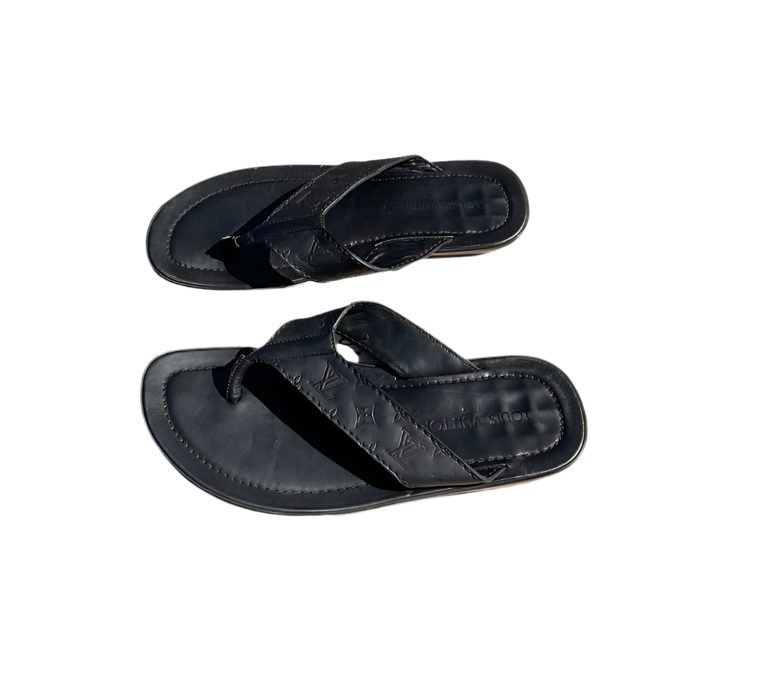 Sandalias de piel con monograma de Louis Vuitton para hombre
