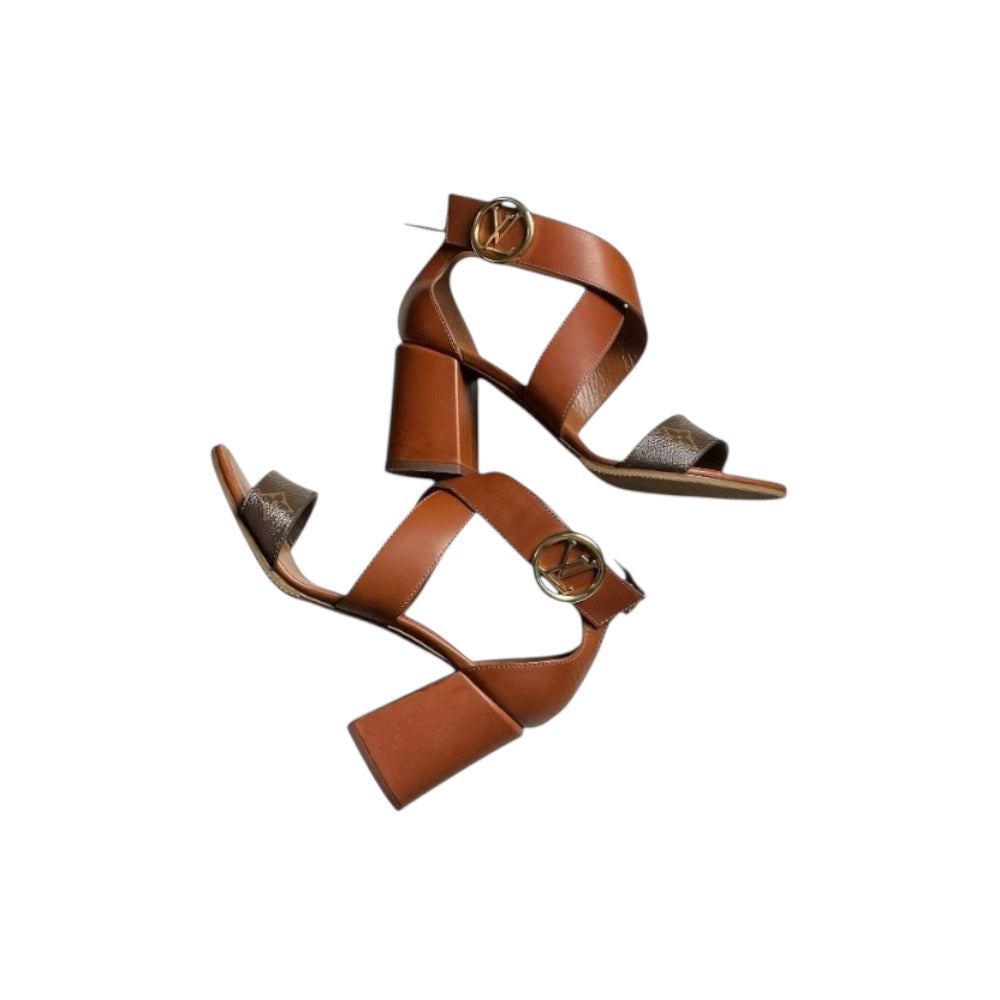 Louis Vuitton Horizon Sandalen in Cognac/Braun, Größe EU 39