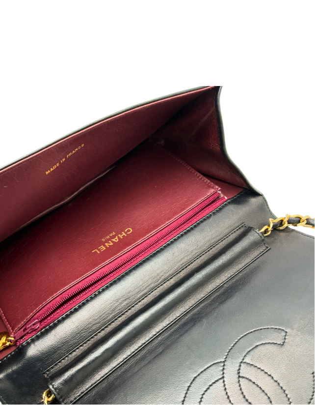Chanel Vintage Timeless Classic Flap Bag, Klein