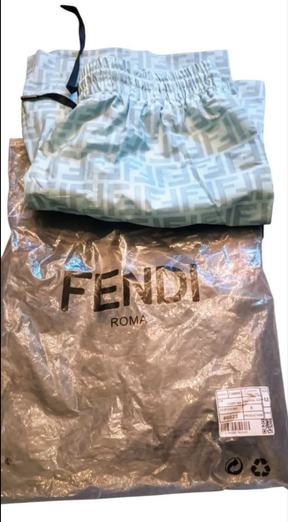 Fendi Monogram Swim- shorts, M, New With Tags