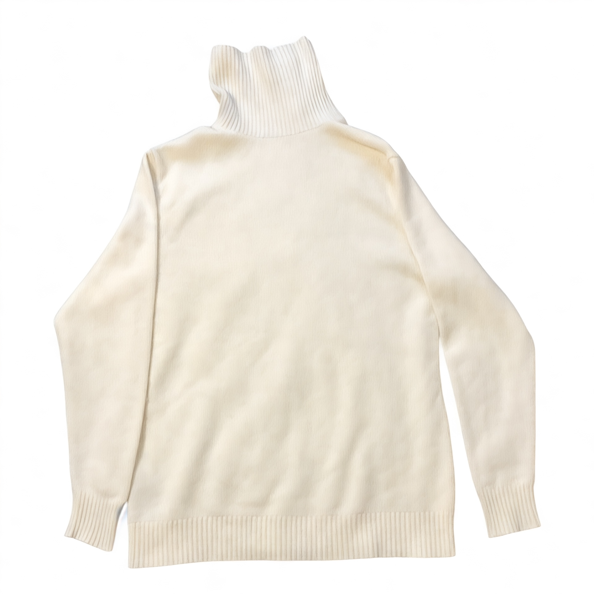 Men's Balmain Paris Oversized Ivory Cashmere Sweater, FR L