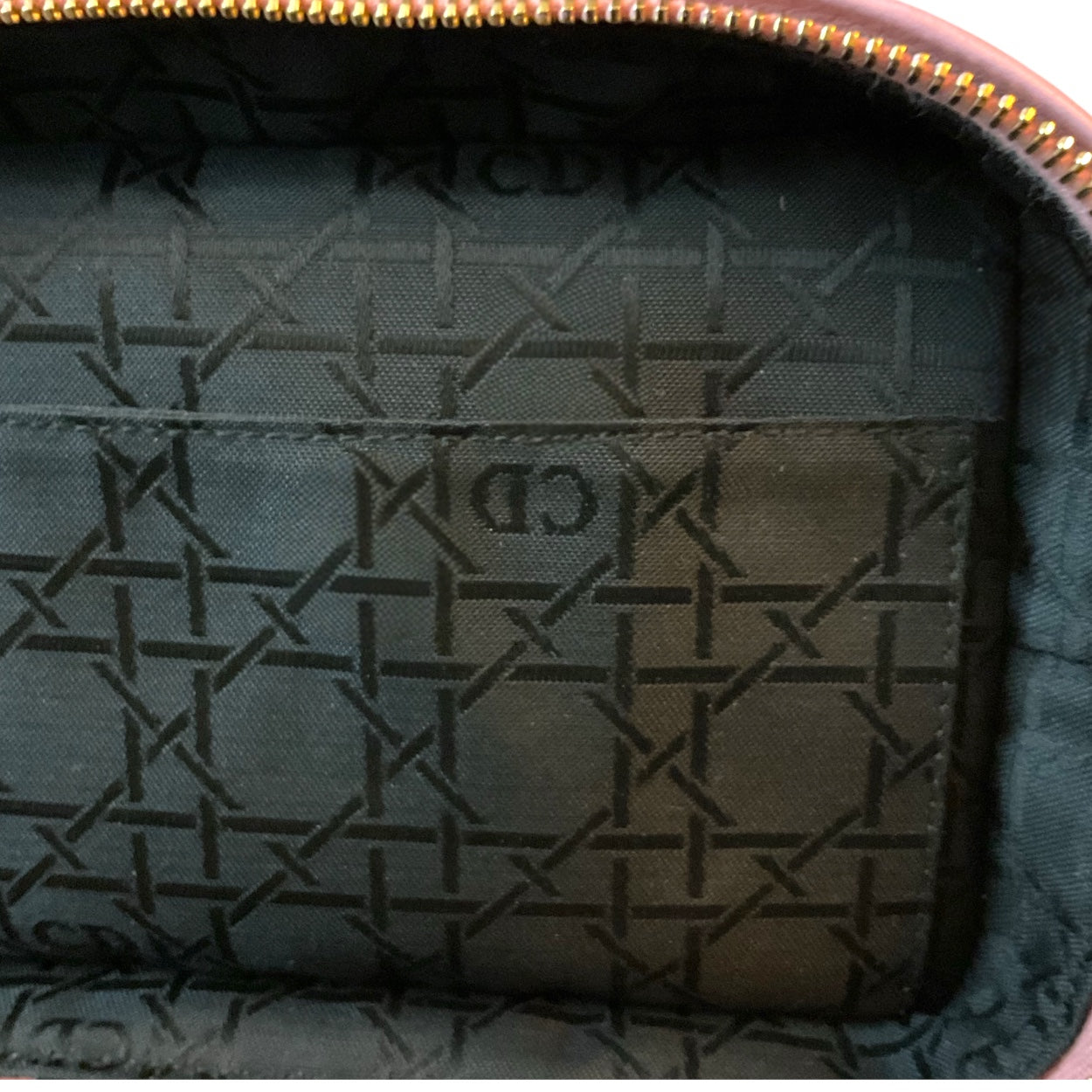 Christian Dior Vintage Lady Dior Cannage Kosmetiktasche, Rosa