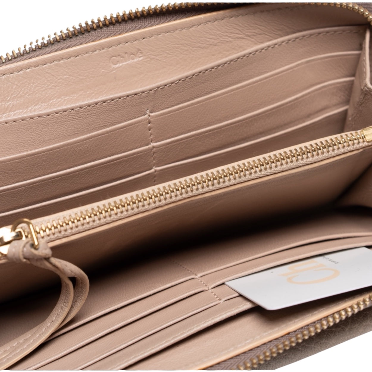 Authentic, Pre-owned Chloe Lambskin "Drew" Wallet