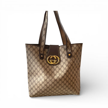 Vintage Gucci Coated Canvas Tote