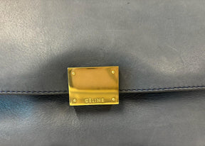 Celine Leather and Suede Trapeze Bag