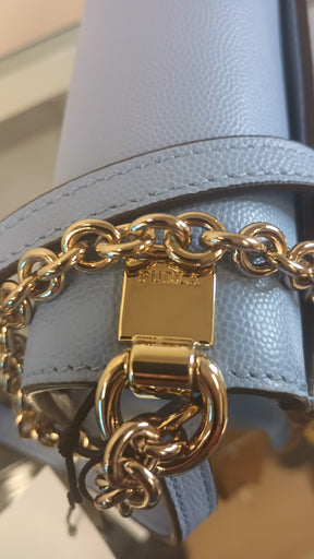 Leather Furla Chain Crossbody Bag