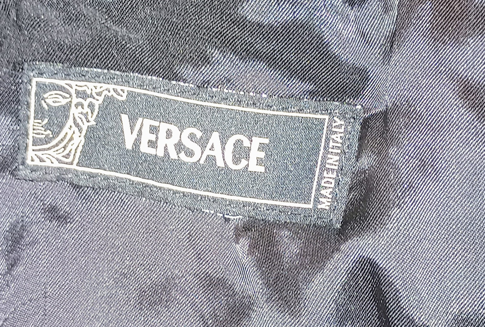 Versace Cheetah Print Skirt, Size EU 40/ US 4, Black