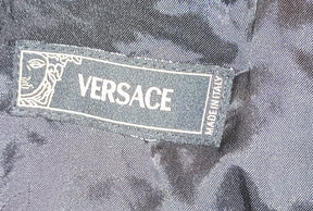 Versace Cheetah Print Skirt, Size EU 40/ US 4, Black