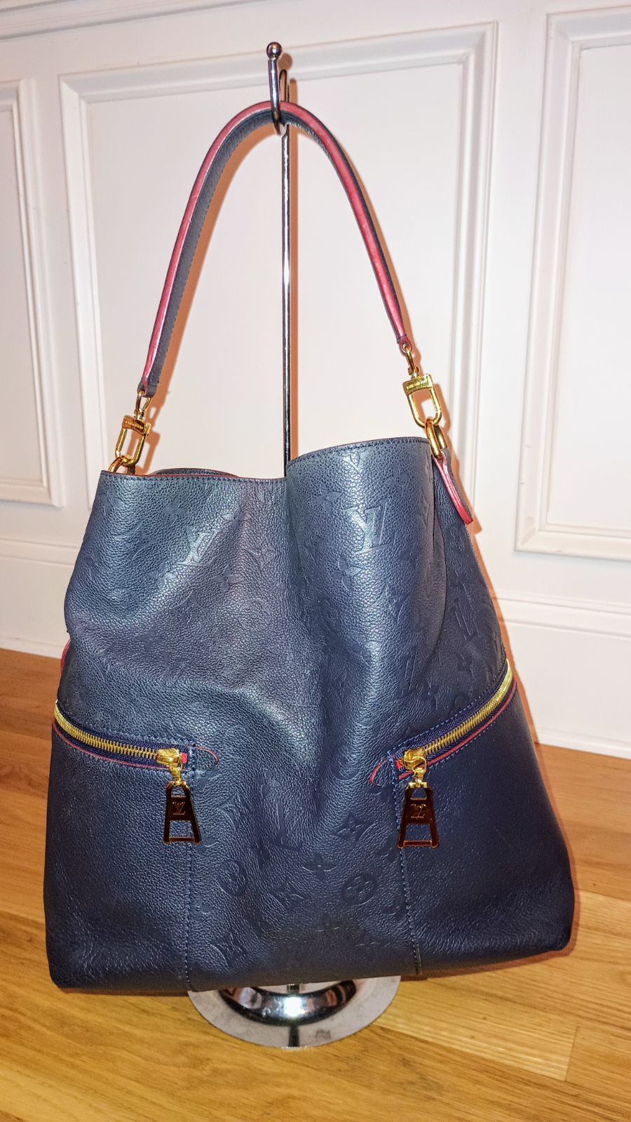 Louis Vuitton Mary Monogram Enpriente Bag, Navy