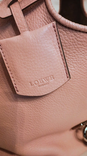 Loewe Calle Lock Tote Bag, Rose