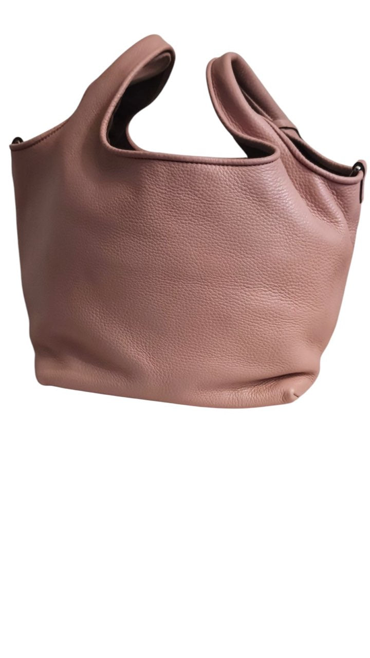 Loewe Calle Lock Tote Bag, Rose