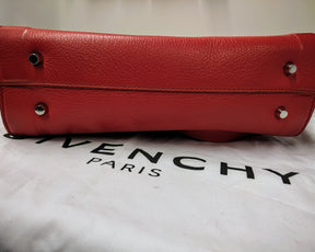 Authentic, Pre-owned Givenchy Calfskin Shark Bag, Red