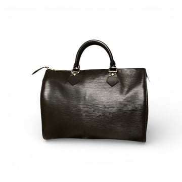 Authentic, Pre-owned Louis Vuitton Epi Speedy 30, Black