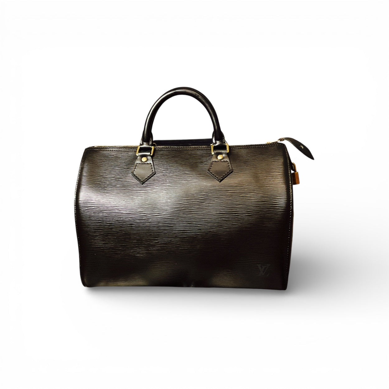 Authentic, Pre-owned Louis Vuitton Epi Speedy 30, Black