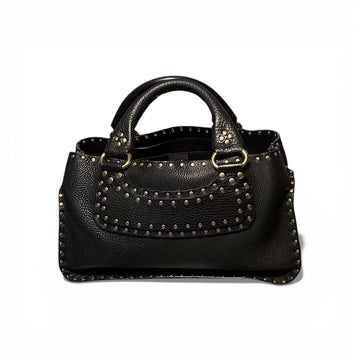 Vintage Celine Studded Boogie Bag, Black