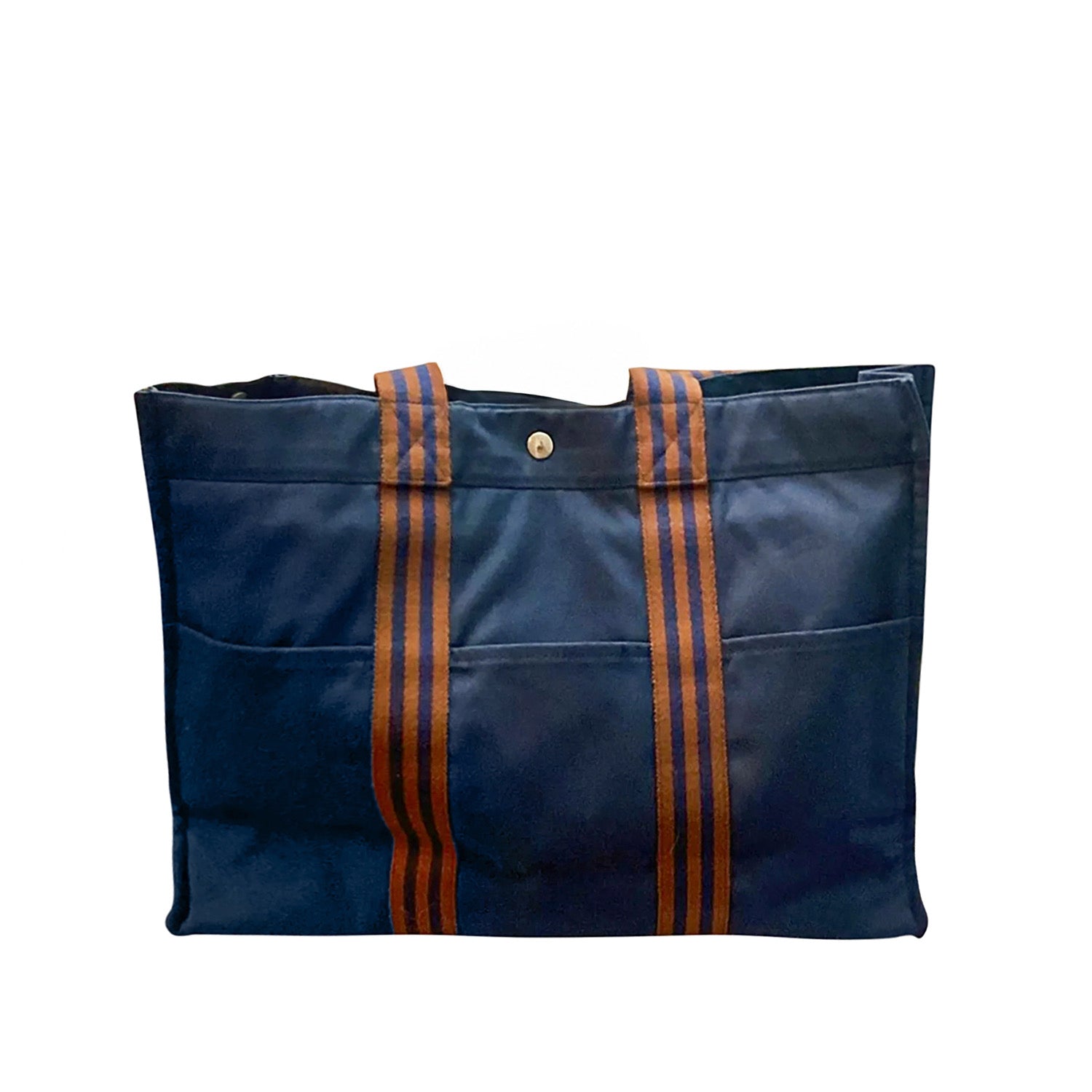 Hermes Toile Fourre Toute PM, Azul