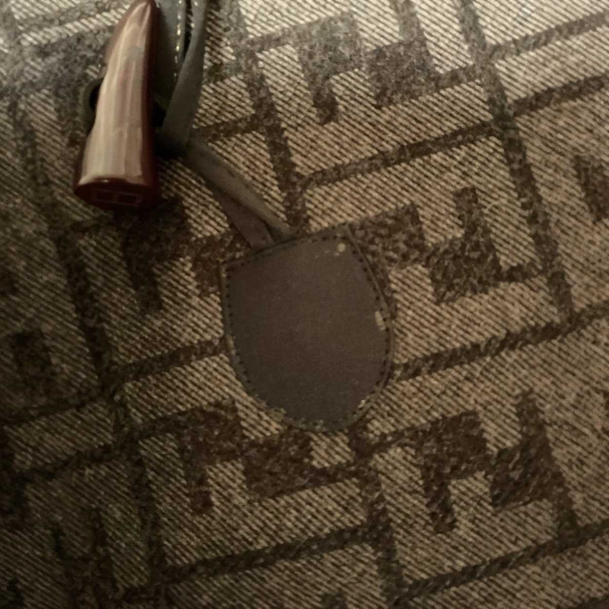 Vintage Fendi Monogram Wool Coat