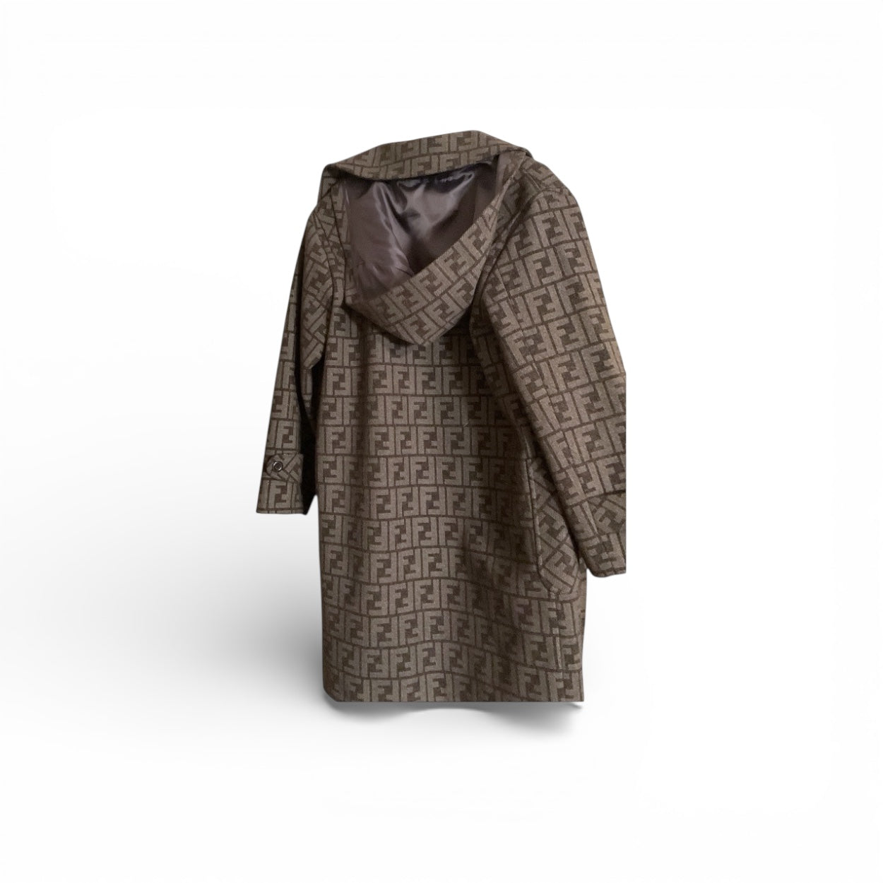 Vintage Fendi Monogram Wool Coat