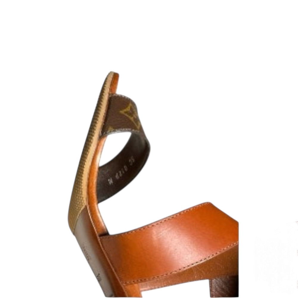 Louis Vuitton Horizon Sandalen in Cognac/Braun, Größe EU 39