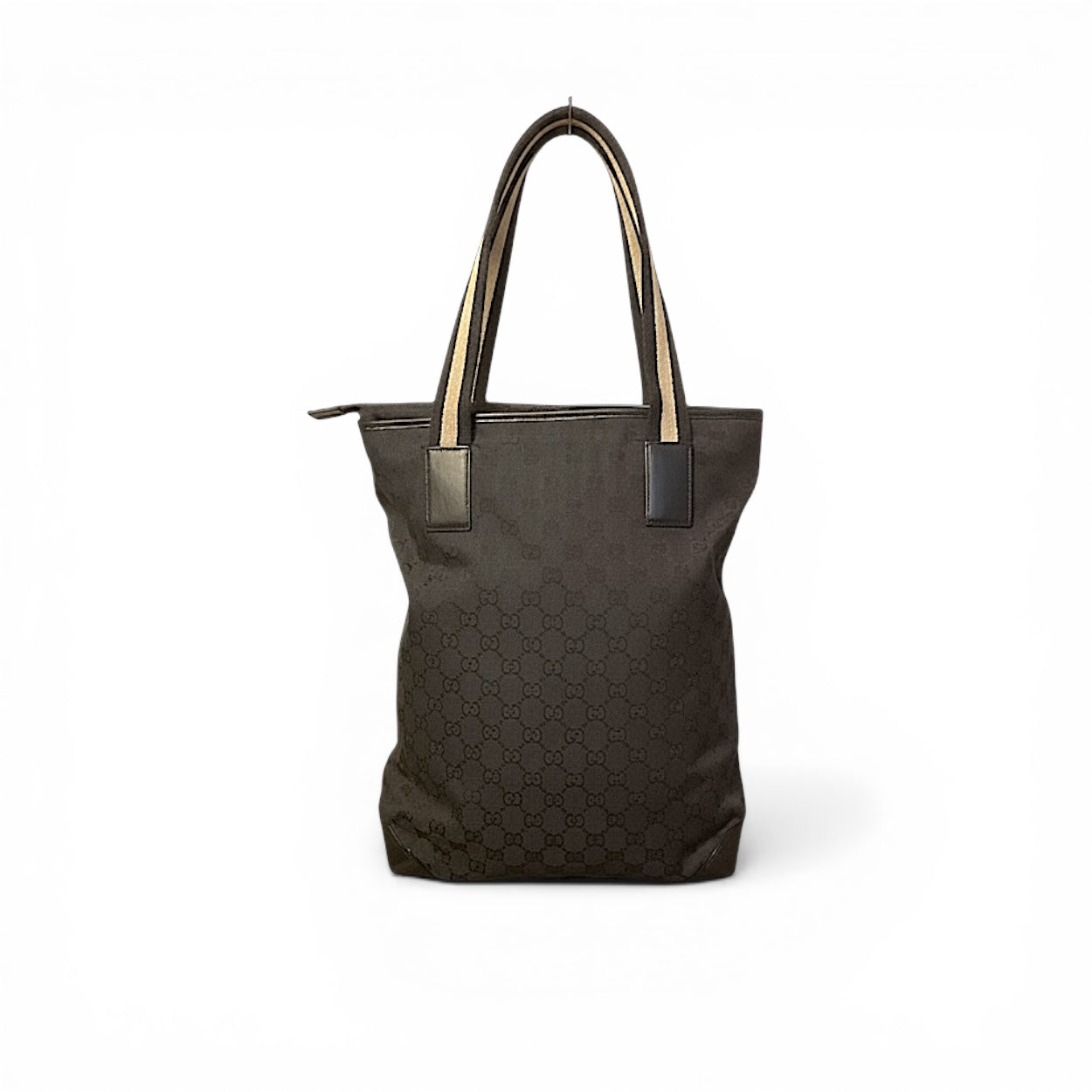 Gucci Vintage Monogram Tote, Black