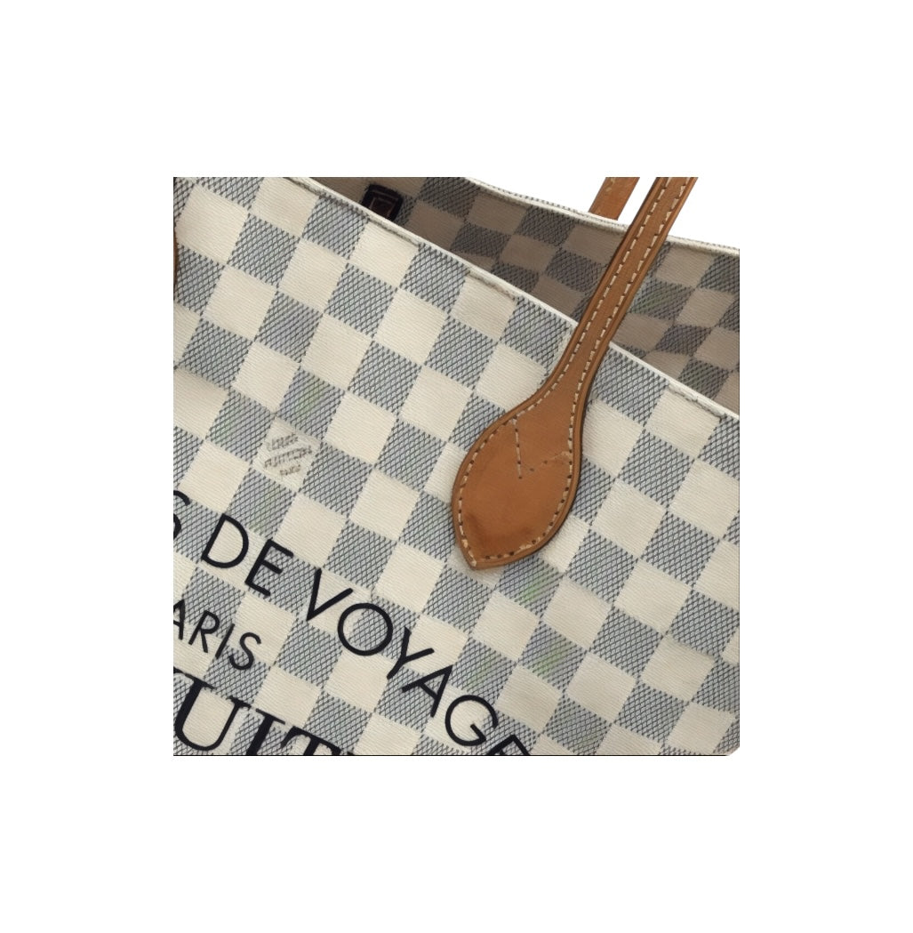 Louis Vuitton Articles De Voyage Travel MM Einkaufstasche