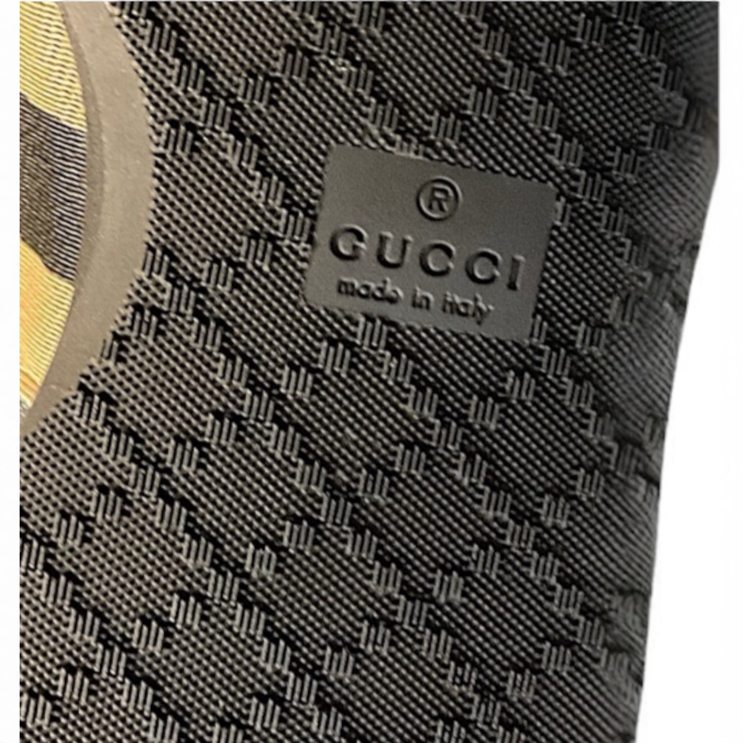 Gucci Unisex Monogram Trainers With Suede Detail, 9.5