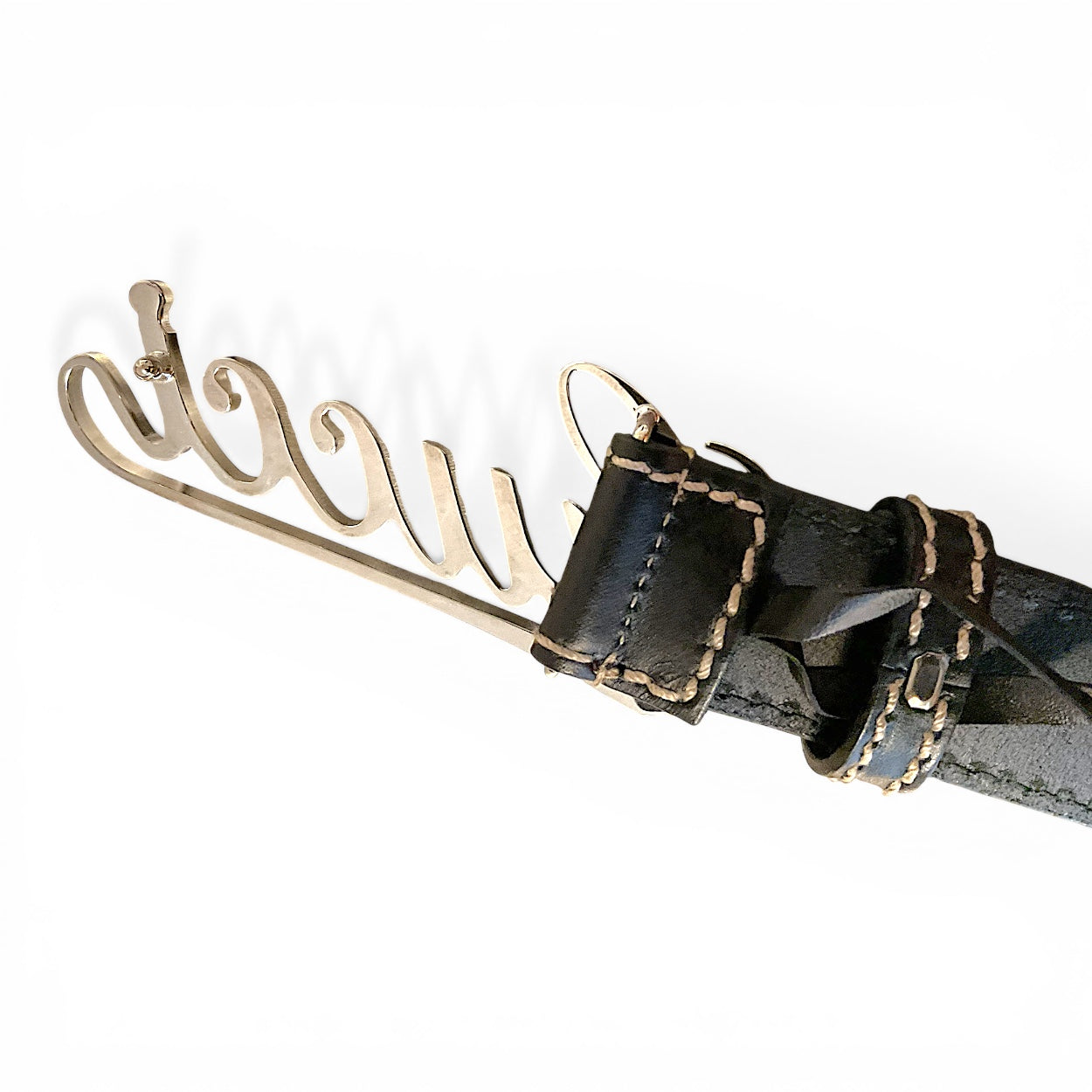 Gucci Vintage Name Belt, 43”, Unisex