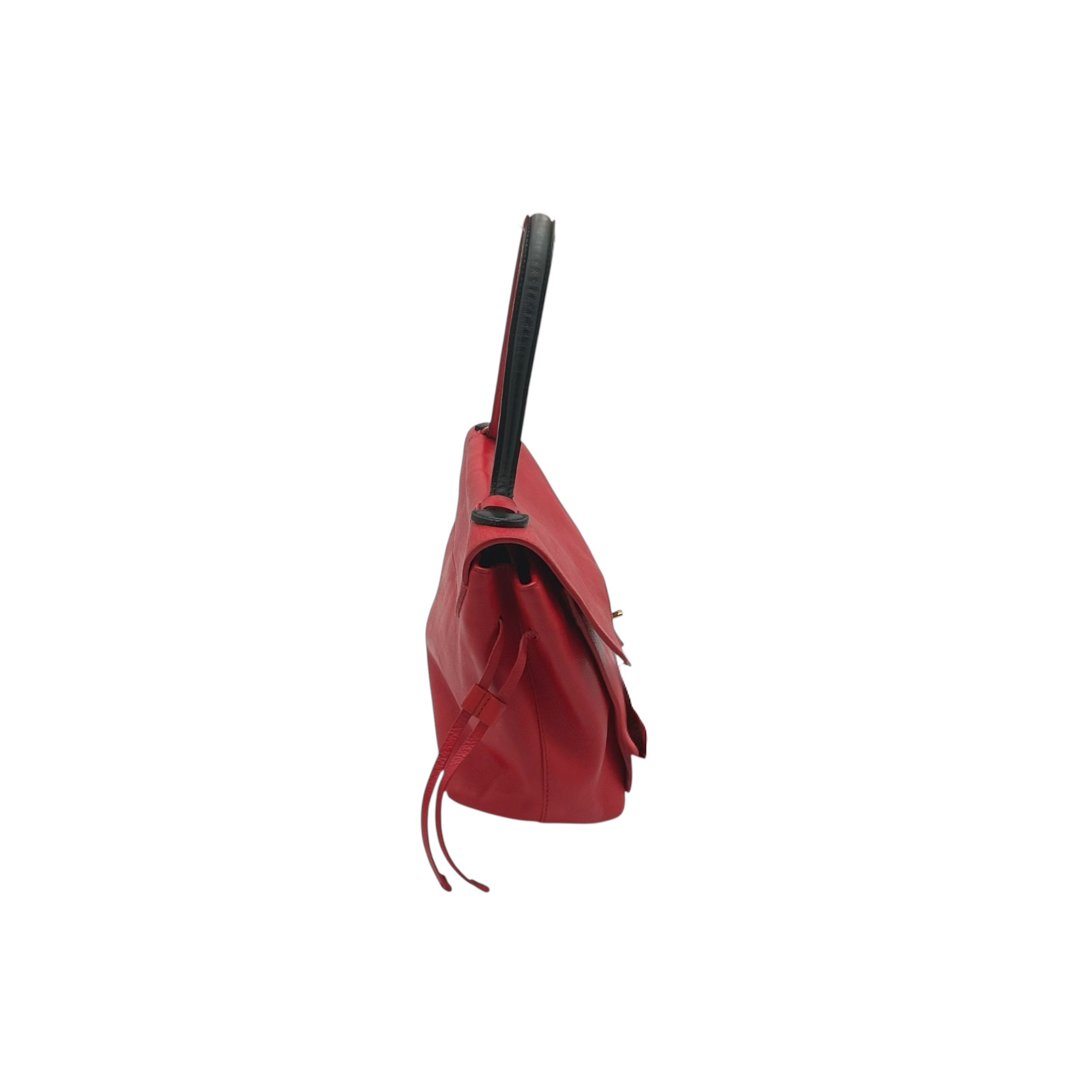 Bolso Louis Vuitton Lockme Taurillon, rojo
