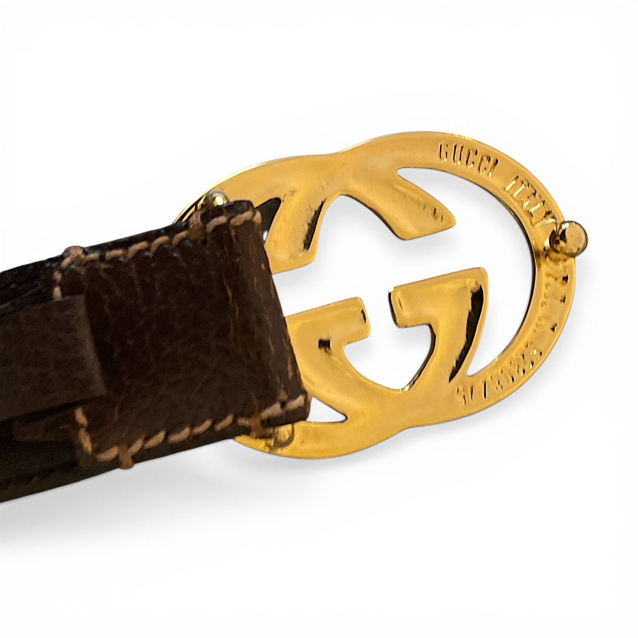 Gucci Vintage Interlocking "GG" Belt, 28"