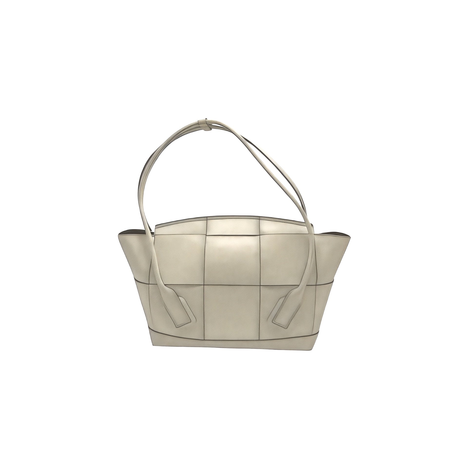 Authentic, Pre-owned Bottega Veneta Arco Intrecciato Medium Tote Bag