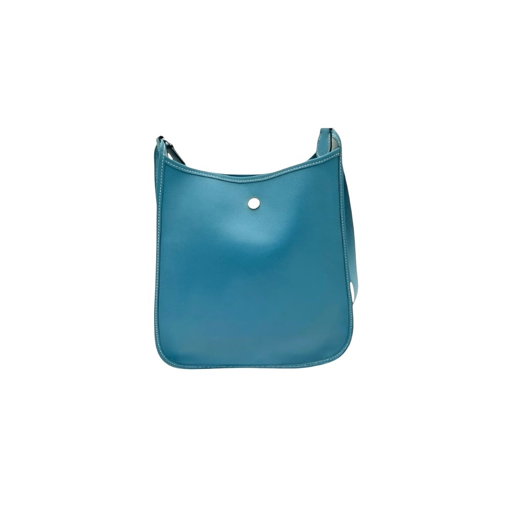Hermes Vintage "Blue Jean" Vespa-Tasche aus Epson-Leder