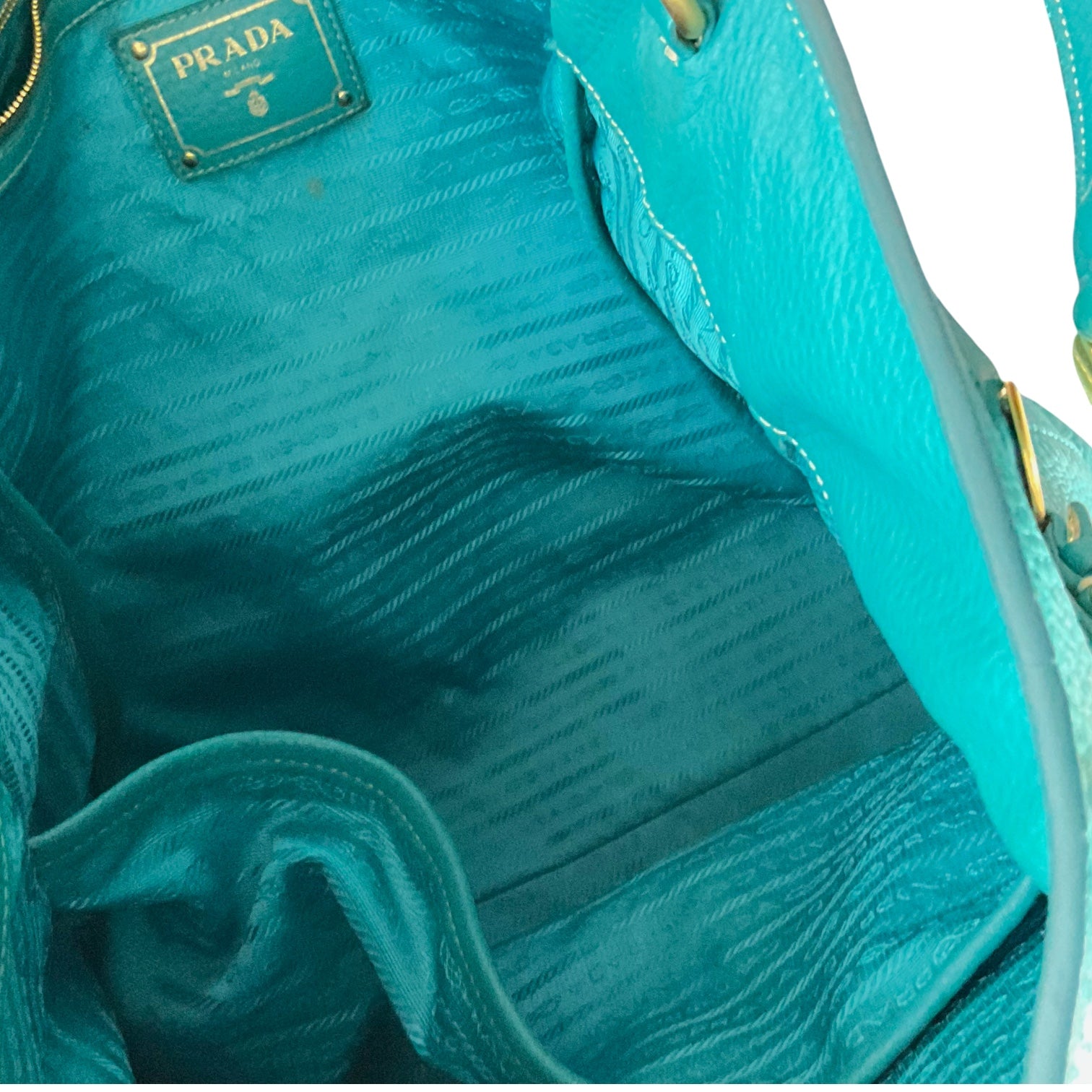 Prada Vitello Daino Large Shopper Tote